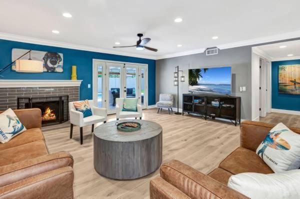 Huntington Beach, Ac, Pool, Hot Tub, Detached Office, Close To Beach, Outside Entertaining Area Buitenkant foto