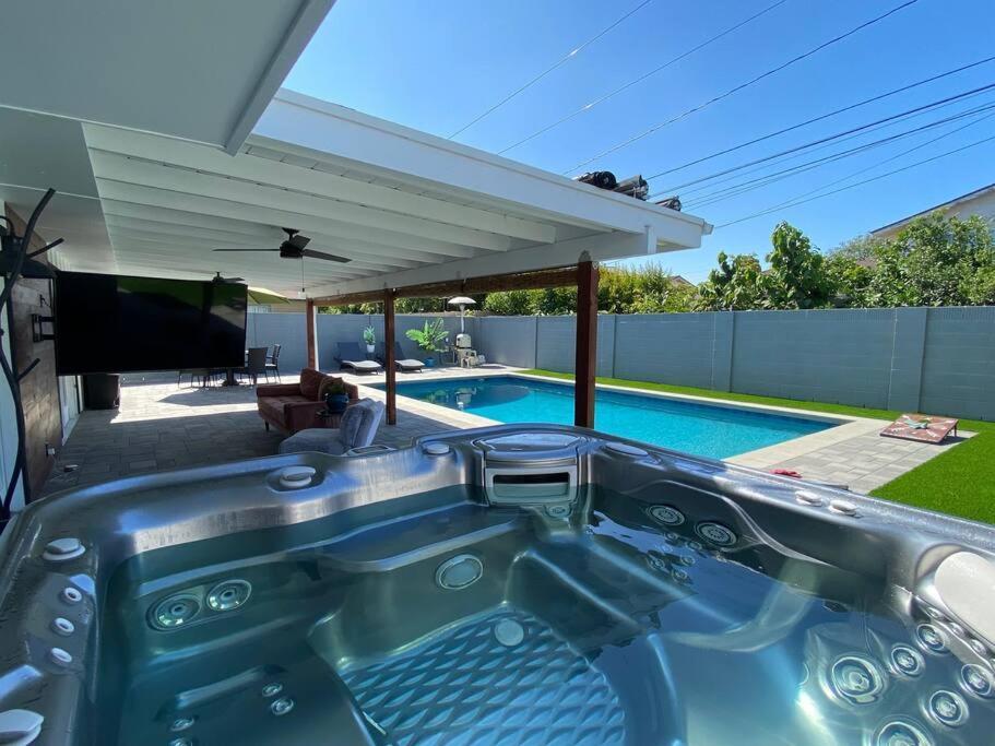 Huntington Beach, Ac, Pool, Hot Tub, Detached Office, Close To Beach, Outside Entertaining Area Buitenkant foto