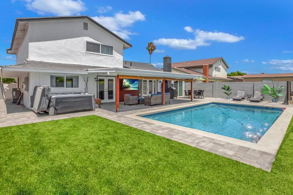 Huntington Beach, Ac, Pool, Hot Tub, Detached Office, Close To Beach, Outside Entertaining Area Buitenkant foto