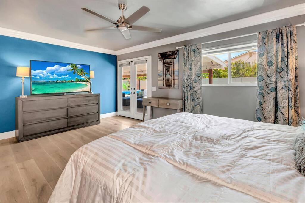 Huntington Beach, Ac, Pool, Hot Tub, Detached Office, Close To Beach, Outside Entertaining Area Buitenkant foto