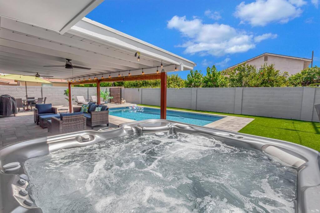 Huntington Beach, Ac, Pool, Hot Tub, Detached Office, Close To Beach, Outside Entertaining Area Buitenkant foto